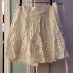 White skirt